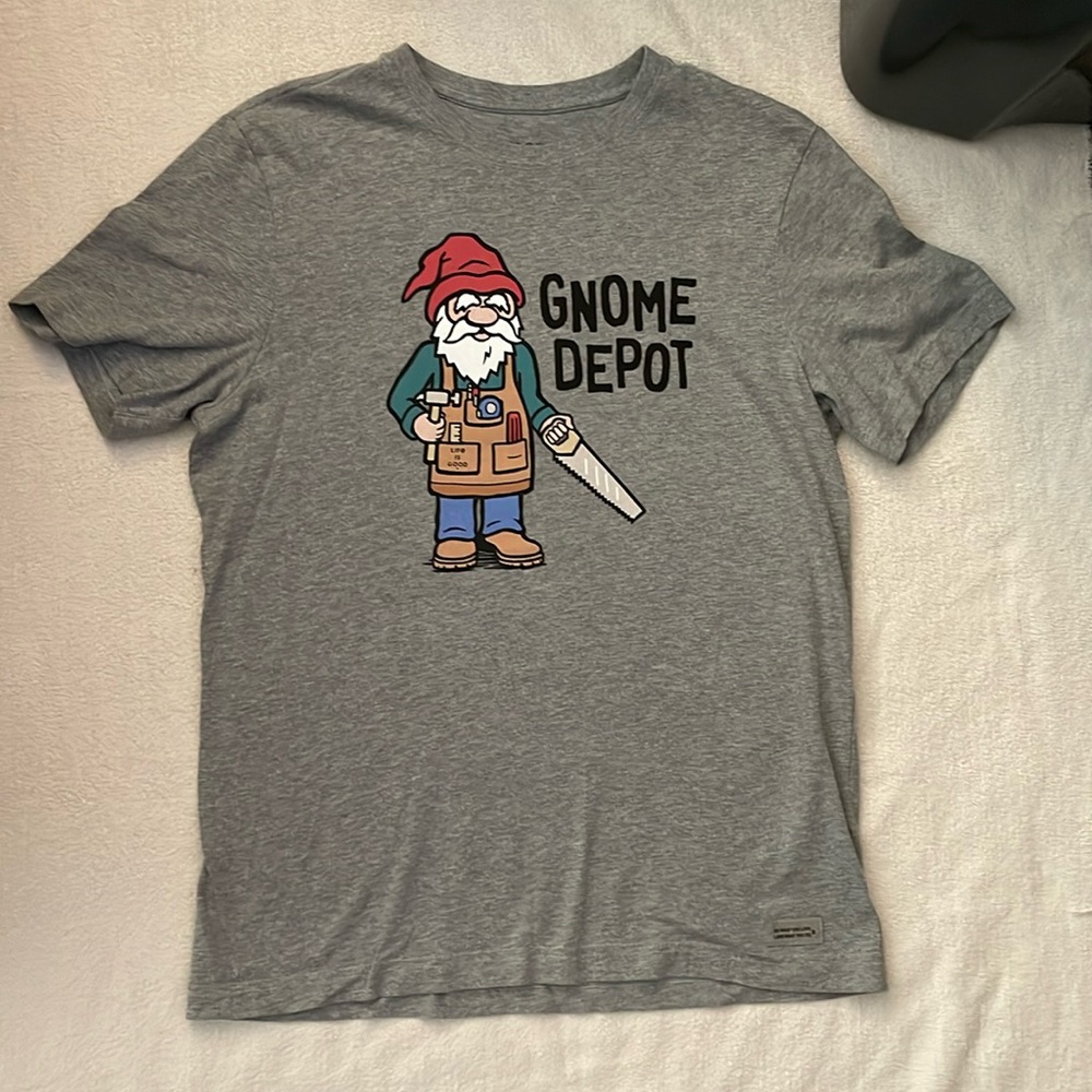 Life is Good Short Sleeve Shirt Mens Size Medium